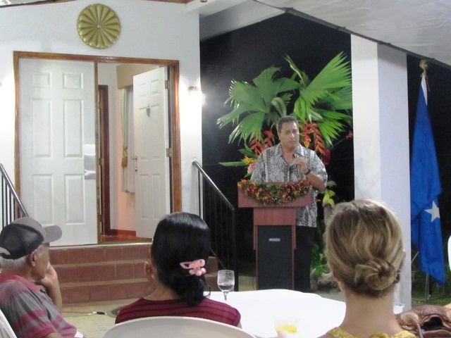 Deputy Sec. Pretrick giving a speech