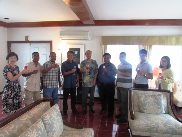 Ambassador Sakai and staff from EPA, PWMS and Embassy of Japan