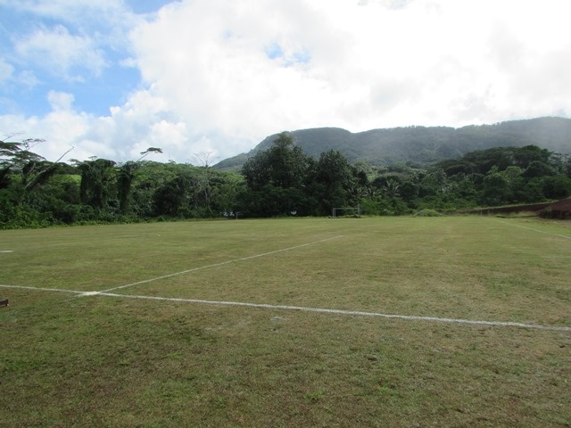 整備されたグラウンドの全景