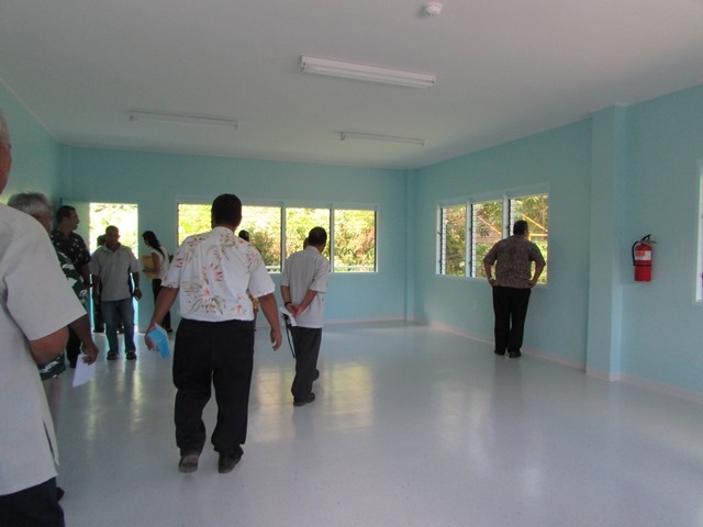 Inside of the building