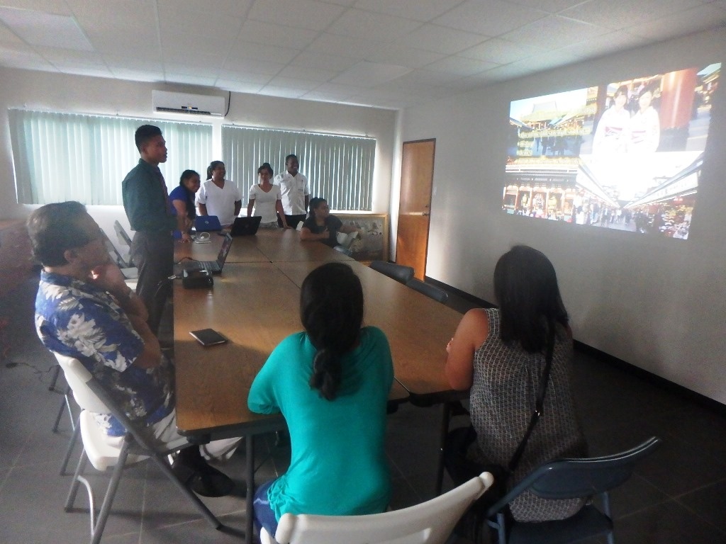 Presentation by participants