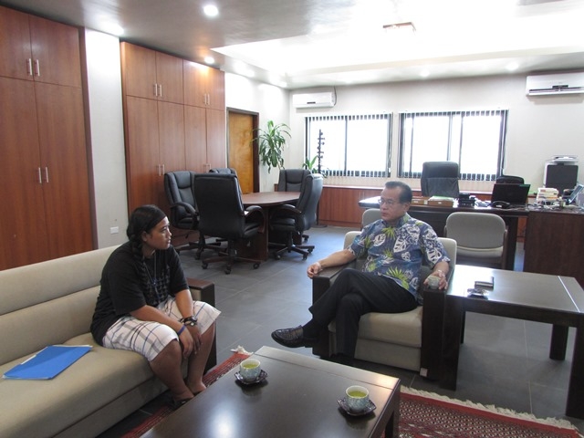 Ambassador Horie talks about climate in Japan.