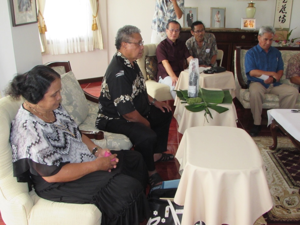 Remarks by Isipahu(second from the left)