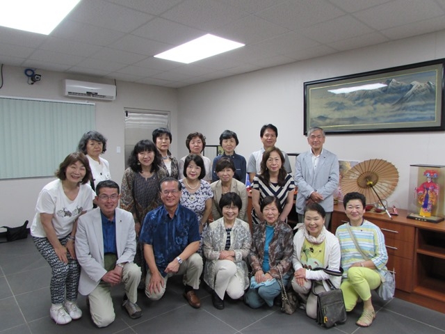 堀江大使と富岡市国際交流協会代表団