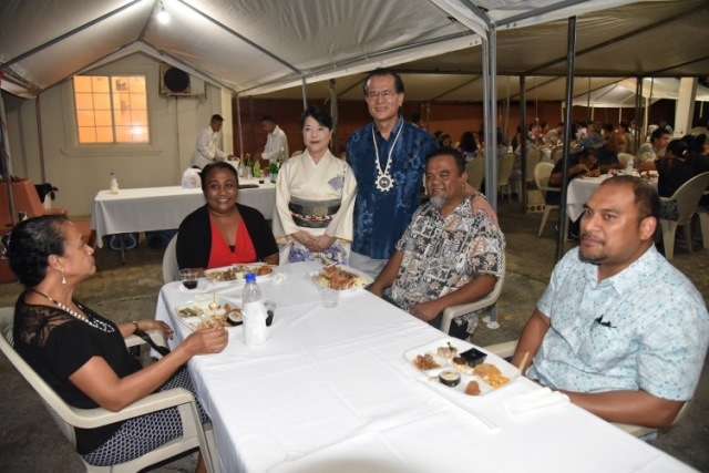 Guests at the reception