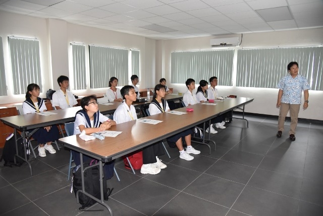 Lecture by Mr. Sugiyama, Charge d'Affaires ad interim