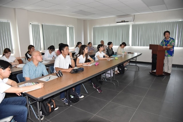 Lecture by Mr. Sugiyama, Charge d'Affaires ad interim