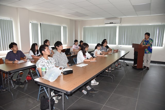 Lecture by Mr. Sugiyama, Charge d'Affaires ad interim