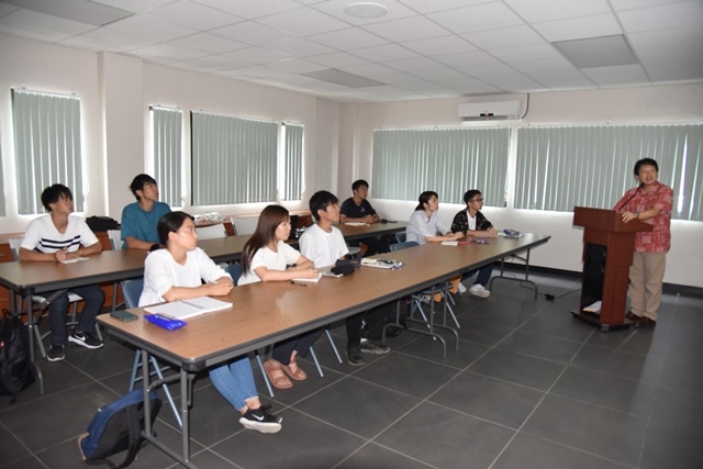 Lecture by Mr. Sugiyama, Charge d'Affaires ad interim