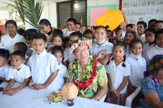Visit to St. Cecelia School
